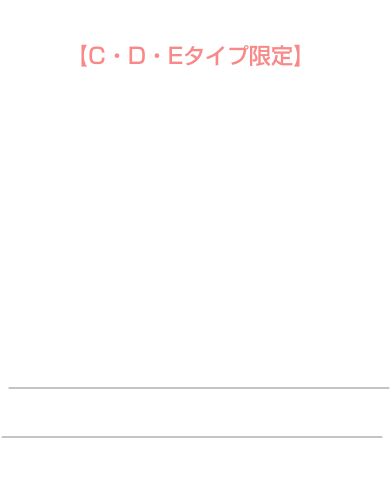 平日CDE 宿泊 5,500円均一