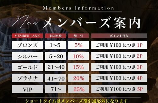 ラブホテル 兵庫県 姫路市 パークホテルの会員様限定特典が充実！メンバーズ特典のご案内