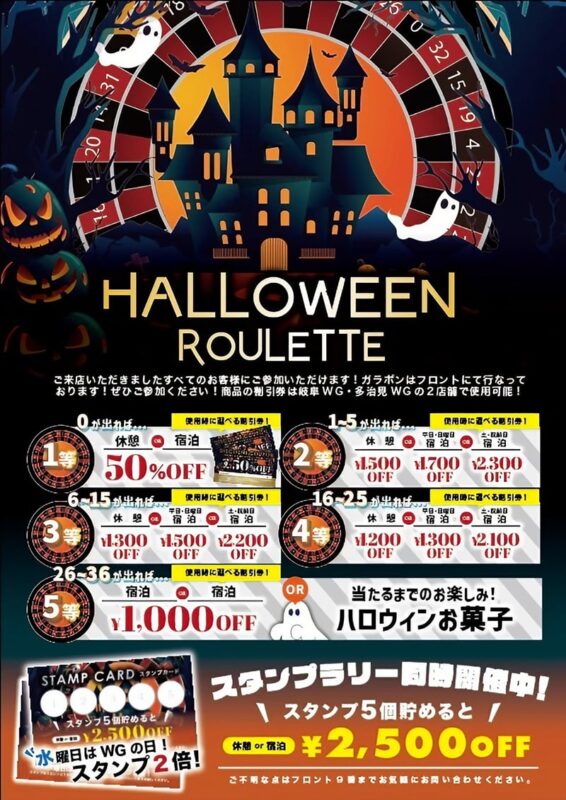 ハロウィンルーレット